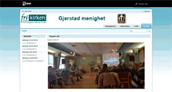 Desktop Screenshot of gjerstad.frikirken.no